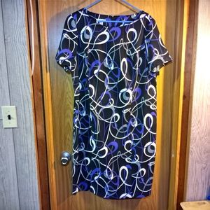 DRESSBARN Black, Purple and White